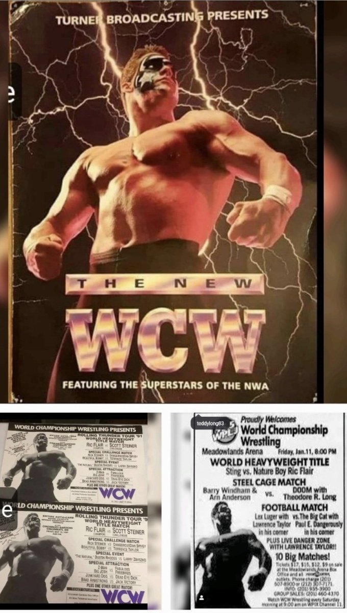 bluejay_gracie's tweet photo. @DanhausenAD @WWE @TheGarden From one 'poster boy' to another - congratulations Danhausen.  I was the 'poster boy' for WCW Clash Of Champions 12. https://t.co/LFghj7rJ1Y