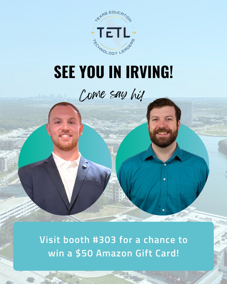 K12TechRepairs's tweet photo. Next stop: Texas! We’re excited to be attending TeTL next week. If you’ll be there, make sure to stop by booth #303 and enter for a chance to win a $50 gift card. See you there! https://t.co/ffXC3AlgK9