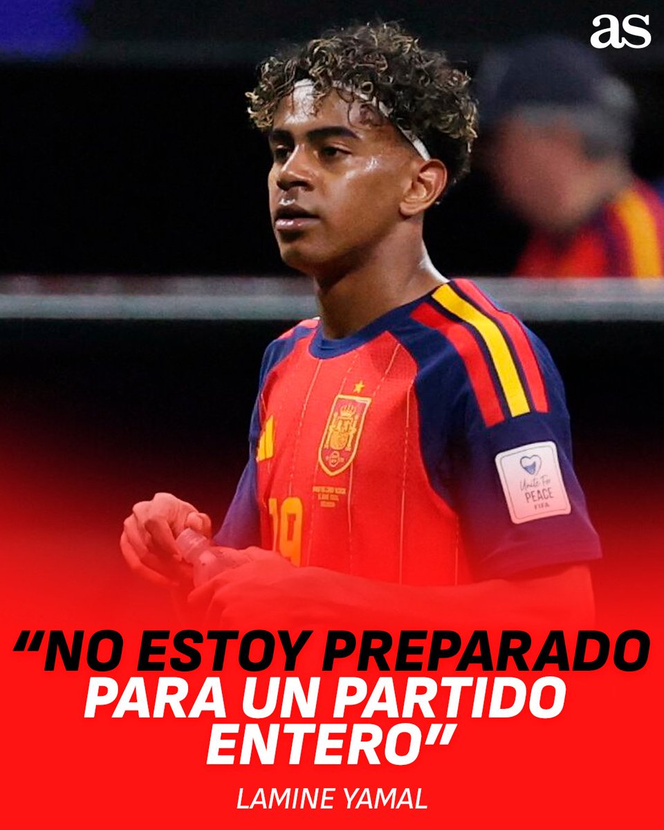 diarioas's tweet photo. ‼️🗣 Habla Lamine Yamal antes del partido frente a Arabia en una entrevista para TVE https://t.co/bCMOPLPhFZ