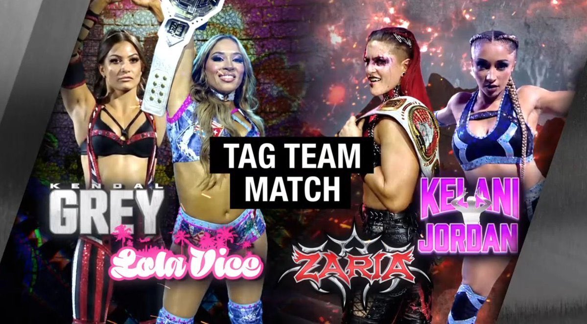 WrestlePurists's tweet photo. Kendal Grey &amp; Lola Vice vs Kelani Jordan &amp; Zaria @ WWE NXT:

⭐️⭐️⭐️⭐️.5

- @WONF4W https://t.co/jac4LjsfQc