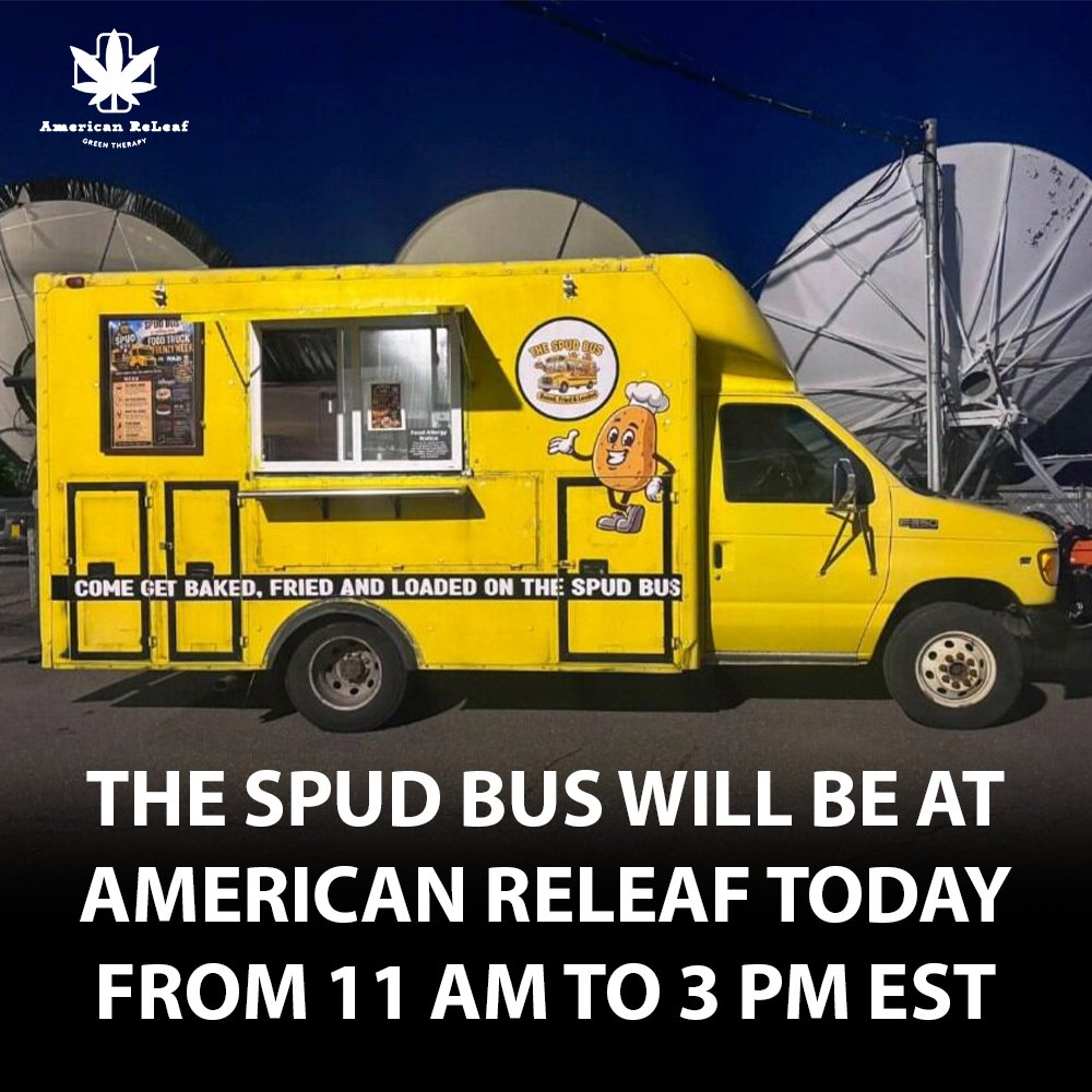AmericanReLeaf's tweet photo. Stop by the store today and get some good food from the Spud Bus, which will be here from 11 AM to 3 PM EST. https://t.co/gL73buLnse