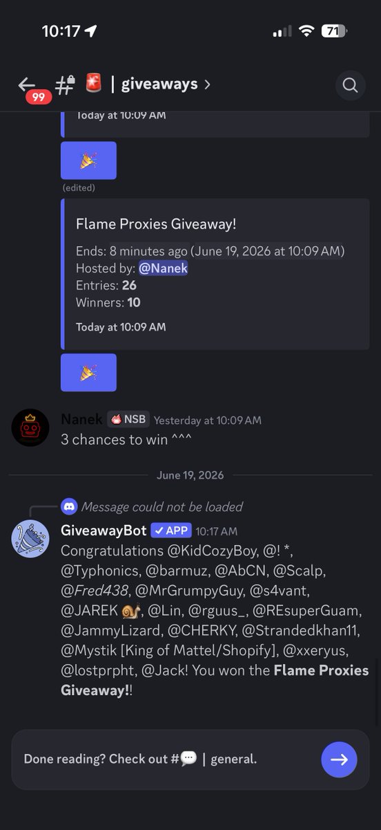nsb_bot's tweet photo. $0 discord flame proxies @mystik9999? https://t.co/u8Uf0wDxMs