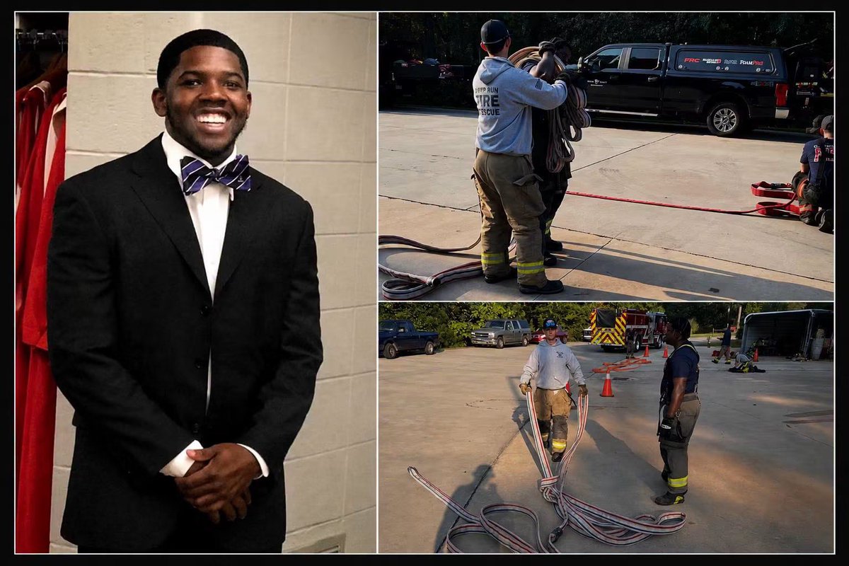 CodyAlcorn's tweet photo. Funeral arrangements have been announced for Rockdale County Firefighter Juan Antonia Smith II, who was killed June 12 when a fire truck overturned while responding to a structure fire in Conyers.

Viewing: June 25, noon-8 p.m.
Service: June 26, 11 a.m.

(1/2) https://t.co/ewHASSAAA0