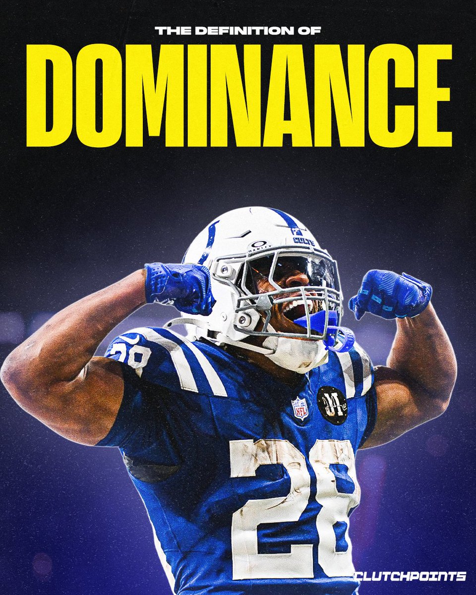 ColtsNationCP's tweet photo. Jonathan Taylor completely owns the #Colts single-game rushing record book. 🏈 🐴

🏈 253 YDS
🏈 244 YDS
🏈 218 YDS
🏈 188 YDS

Four of the top ten performances in franchise history belong to JT. Absolute cheat code. 👑🔥 https://t.co/hW5buIfWUD