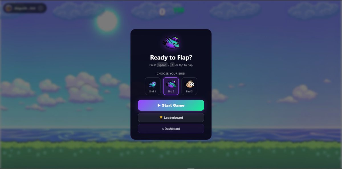 solclashp2e's tweet photo. ๐ Sol Clash on Solana! ๐ฎ
Flappy Bird vibes with real rewards:
๐ฐ Earn $GOLD
๐ Climb the leaderboard
โ๏ธ Collect Battle Points
๐ฑ Gather Seeds & upgrade your Nest
The stronger your Nest, the bigger your rewards. Every run counts!
#SolClash #Solana #P2E #GameFi #CryptoGaming https://t.co/In5vcgHLQC