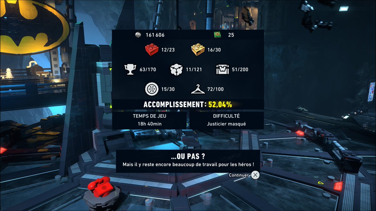 Apolline8888's tweet photo. lego batman fini en 18h! C'était sympa; la ville est vraiment belle, ya des activités mais c'est plombé par un parkour mal pensé, bien trop d'activités et de remplissage de map. Si vous êtes fan de batman et des lego, ne pas s'ennuyer pendant 18h c'est déjà beaucoup 🥰 https://t.co/qoVBMeB61T