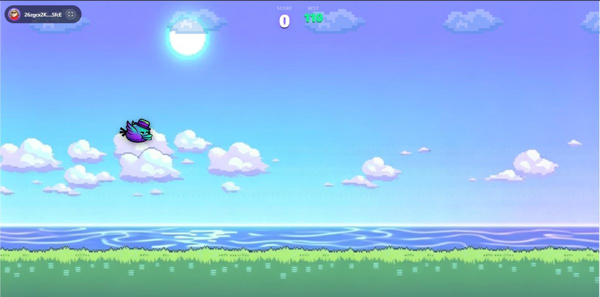 solclashp2e's tweet photo. ๐ Sol Clash on Solana! ๐ฎ
Flappy Bird vibes with real rewards:
๐ฐ Earn $GOLD
๐ Climb the leaderboard
โ๏ธ Collect Battle Points
๐ฑ Gather Seeds & upgrade your Nest
The stronger your Nest, the bigger your rewards. Every run counts!
#SolClash #Solana #P2E #GameFi #CryptoGaming https://t.co/In5vcgHLQC