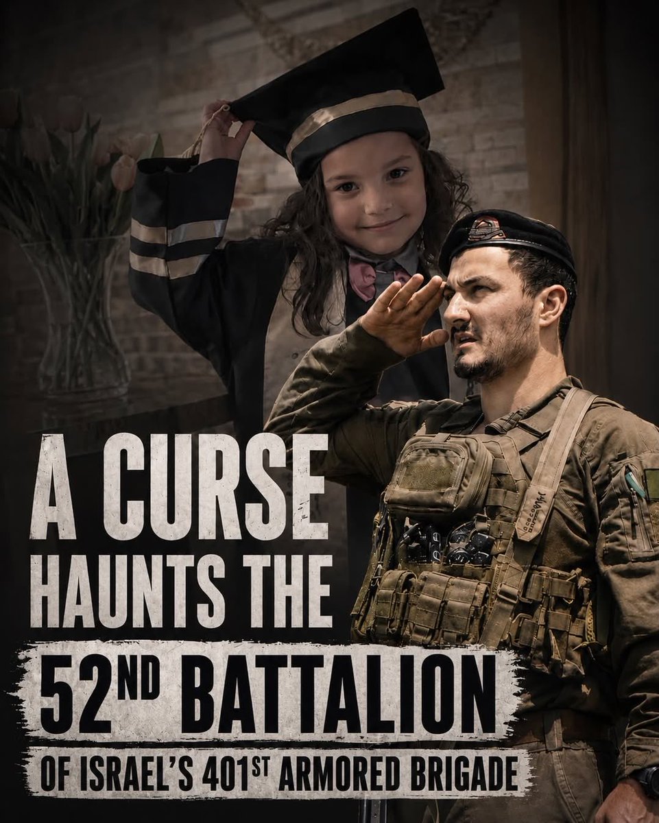 EyeonPalestine's tweet photo. The 52nd Battalion of Israel’s 401st Armored Brigade, which has been linked to the case of six-year-old Hind Rajab during the war on Gaza, continues to suffer losses among its commanders. The Israeli military announced the death of the battalion’s commander, Lt. Col. Dor Gdalia, https://t.co/JUQiIJv5ui