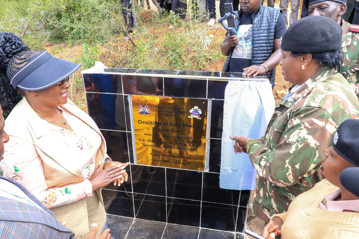 Wavinya_Ndeti's tweet photo. Recognizing the critical importance of surface water harvesting in our dry regions, where rainfall is often insufficient and unpredictable, we successfully desilted the Kwa Mwavu Earth Dam in Kola Ward.

With a capacity of 1,200 cubic meters, the dam continues to serve as a vital source of water for residents of Katanga, Mbusyani, and Makongo villages. It supports domestic water needs, small-scale irrigation, livestock rearing, and food production, thereby contributing significantly to local livelihoods.

Continued investment in water harvesting infrastructure remains essential for building climate resilience, strengthening food security, and improving the socio-economic well-being of our communities. Through such initiatives, we are helping ensure sustainable access to water and creating opportunities for increased agricultural productivity and economic growth.