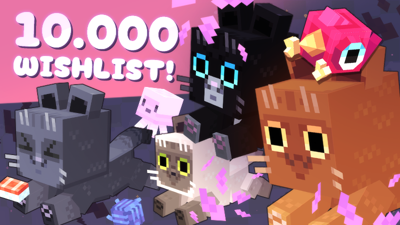 PatTheCatGame's tweet photo. We just hit 10,000 wishlists on Steam! 🎉
Thank you all, you're awesome ❤️ https://t.co/1qmIFPMSbv