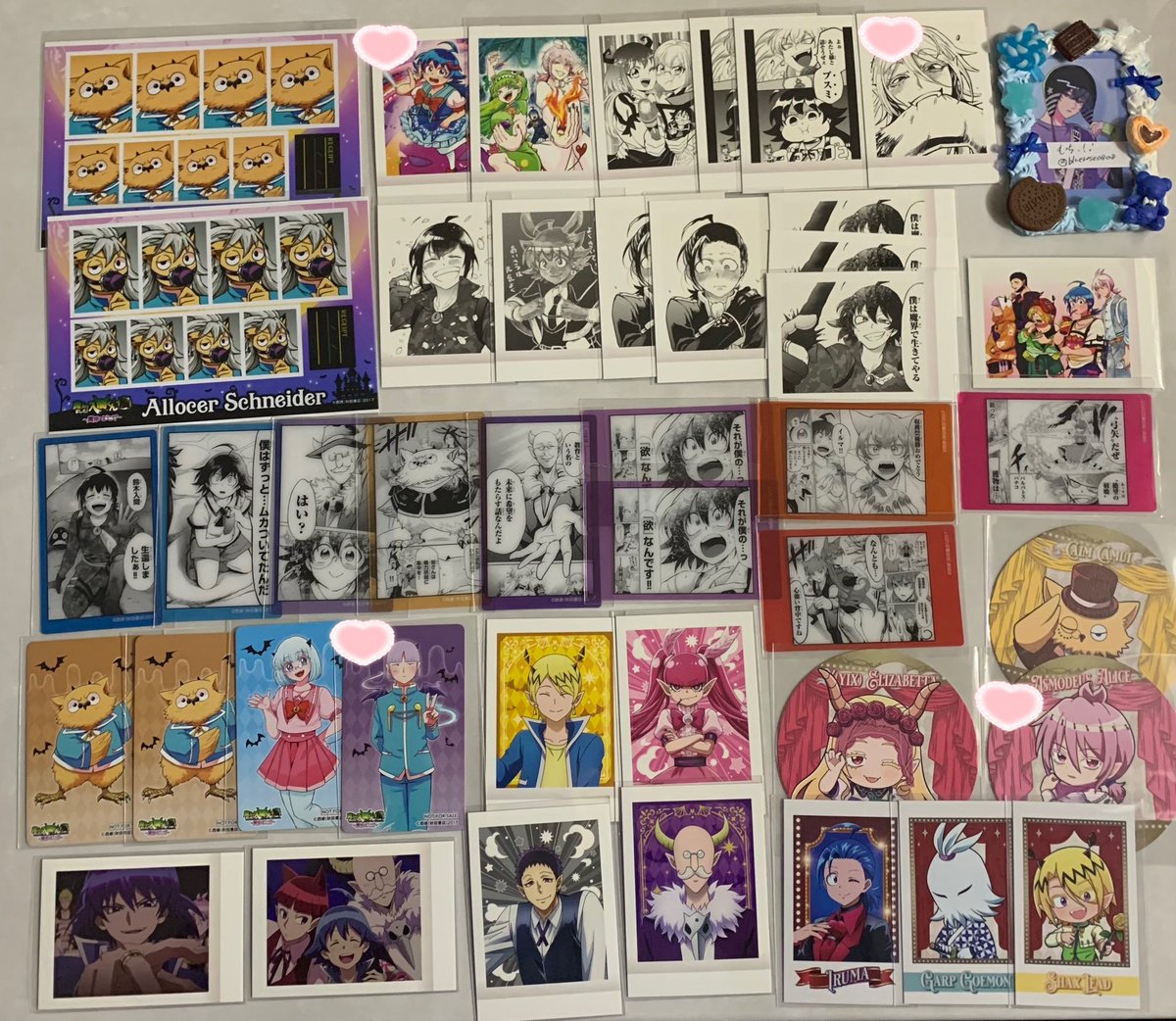 bluerose0808's tweet photo. 【交換】魔入りました！入間くん 魔入間
スイパラ 魔入間展

(譲)画像の物

(求)同異種クララ、プルソン

100均の物は求めておりません。

郵送交換 https://t.co/Lt3kncZ2Gv