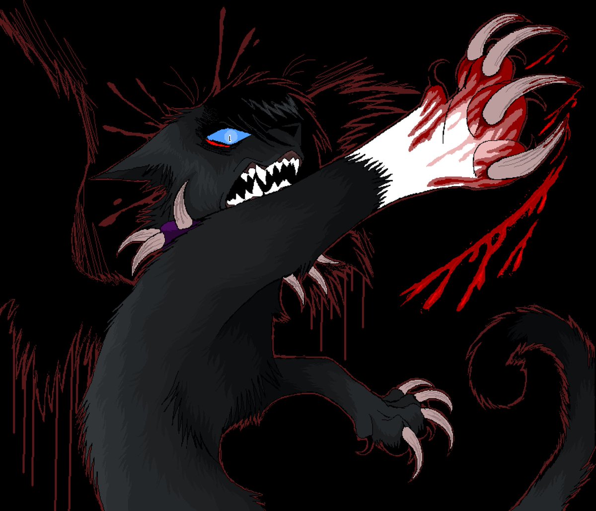 Nightmarelogicc's tweet photo. A scourge on the name of all good cats #warriorcats https://t.co/dJqVaKyCar
