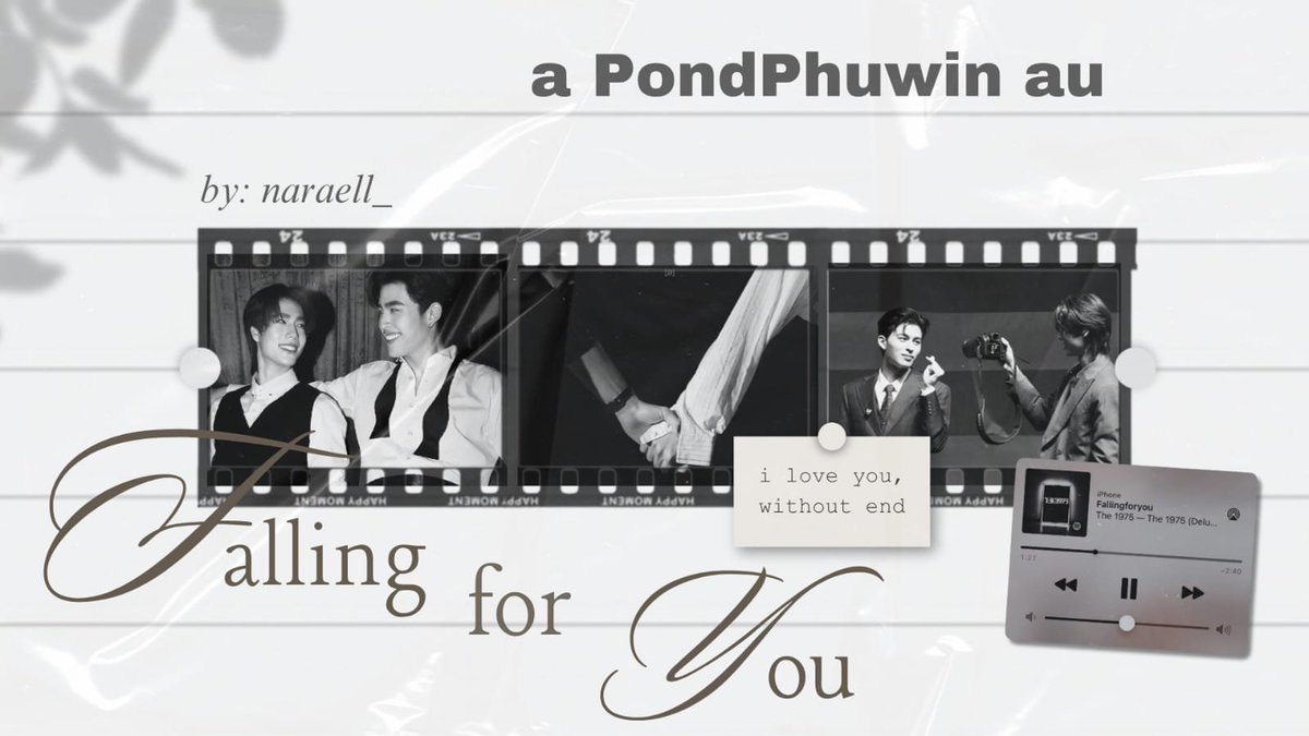 naraell_'s tweet photo. a #PondPhuwin au
;
𝑭𝒂𝒍𝒍𝒊𝒏𝒈 𝒇𝒐𝒓 𝒚𝒐𝒖
───୨ৎ───
I think i'm falling, falling for you. https://t.co/WfySnnaWdd