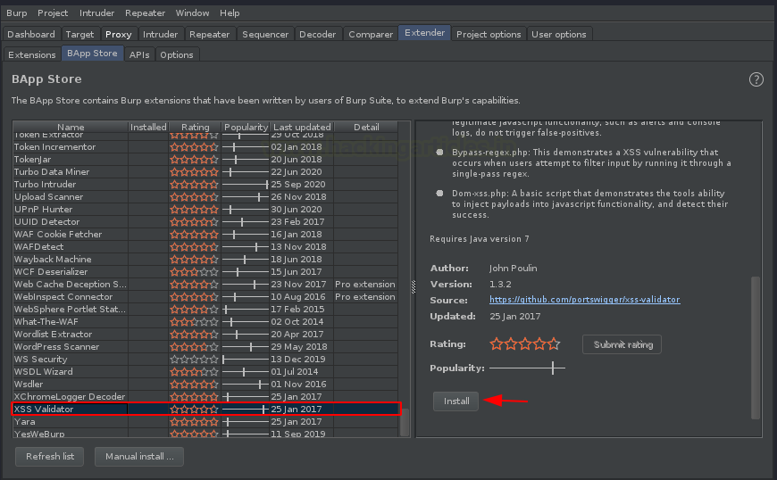 hackinarticles's tweet photo. Burp Suite for Pentester: XSS Validator

🔥 Telegram: https://t.co/upuP8k8ckB
✴ Twitter: https://t.co/Za7rYILz6E

Finding and validating Cross-Site Scripting (XSS) vulnerabilities manually can be time-consuming. XSS Validator helps automate the detection and validation process directly within Burp Suite ⚠️

📚 What You'll Learn in This Guide

🔍 Understanding XSS Vulnerabilities
🛠️ Introduction to XSS Validator Extension
⚙️ Installing Extensions from the BApp Store
📦 Setting Up XSS Validator in Burp Suite
👻 Configuring PhantomJS as an XSS Detector
🎯 Automating XSS Detection & Validation
📋 Fuzzing Web Applications for XSS
🚀 Integrating XSS Validator with Burp Intruder
🧠 Customizing Payload Lists
📂 Analyzing Successful XSS Findings
🛡️ Improving Web Application Security Testing
⚠️ Best Practices for XSS Assessment

💡 XSS Validator is a powerful Burp Suite extension that works alongside Burp Intruder to automate the detection and validation of Cross-Site Scripting vulnerabilities, helping penetration testers identify exploitable injection points more efficiently.

📖 Article:
https://t.co/4PKYt4RSlM

#BurpSuite #XSS #XSSValidator #WebSecurity #BugBounty #Pentesting #CyberSecurity #EthicalHacking #InfoSec #AppSec
