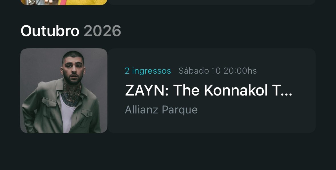 yatth_'s tweet photo. vendo 2 ingressos p show do Zayn meia estudante cadeira inferior 
#zayn #show https://t.co/TeYgQVuKV4