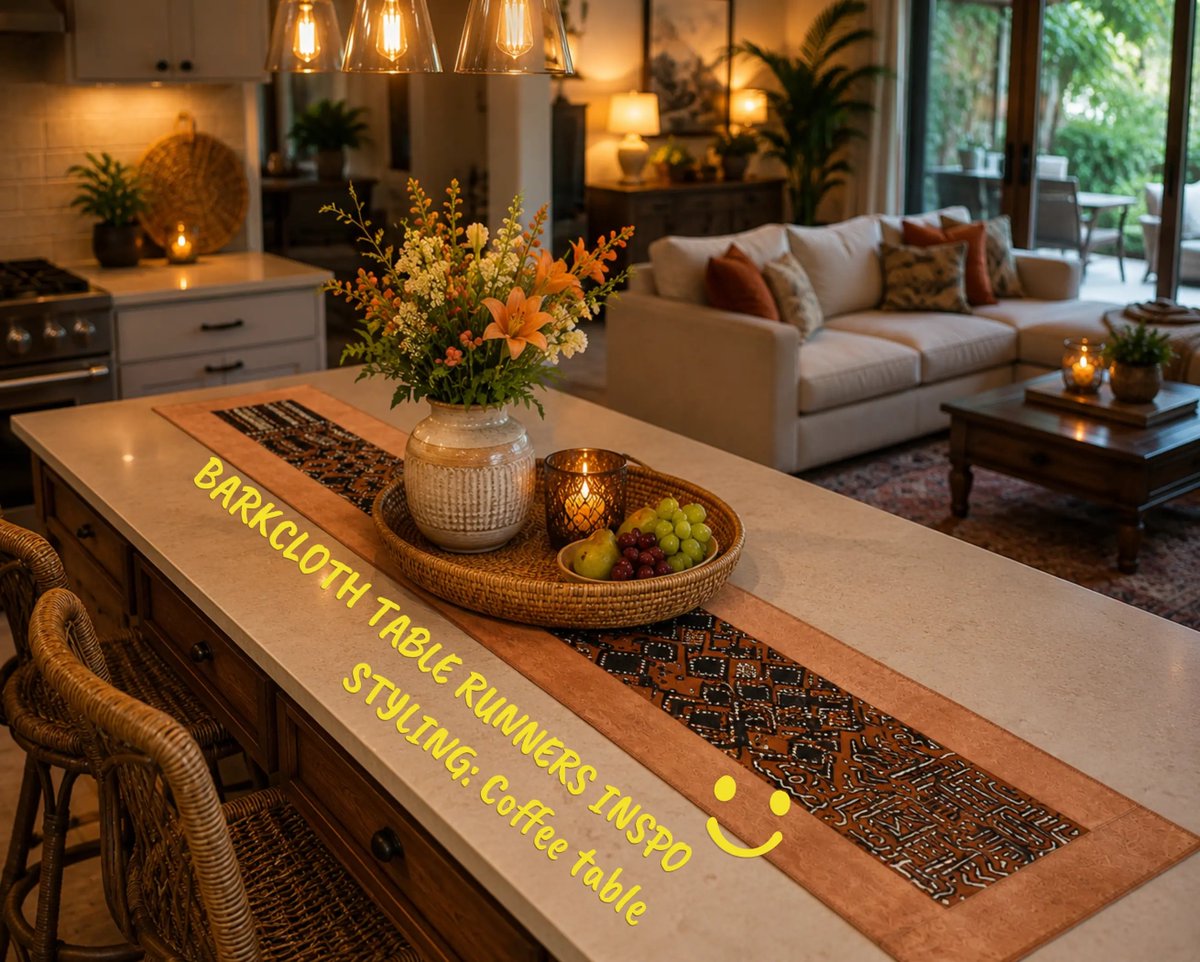 EasyAfric's tweet photo. Elevate your interior spaces with our barkcloth table runners.

When thoughtfully layered with simple décor, these table runners create a timeless look that celebrates both heritage and contemporary design while adding warmth, texture, and character to any space. https://t.co/p1o1uEKD0n