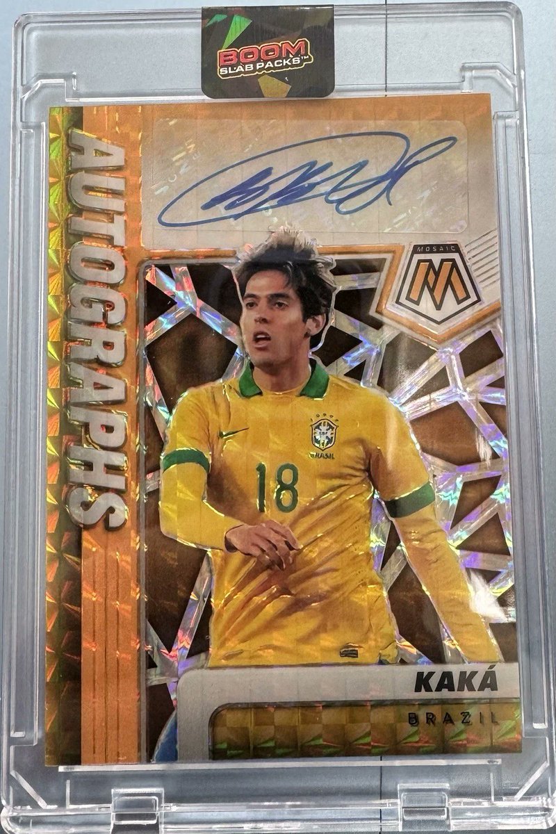 2021-22 Panini Mosaic Fifa Road to World Cup Auto Mosaic #Kaka