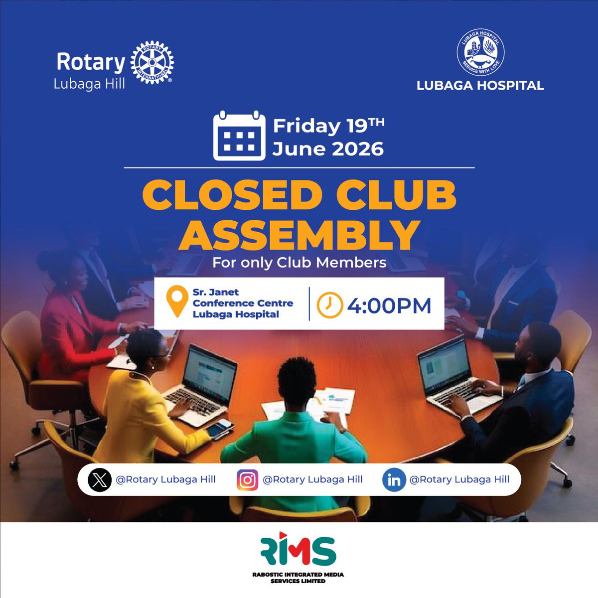 OfLubaga's tweet photo. Great conversations. Fresh ideas. Stronger fellowship.

Today’s Club Assembly brought together members of the Rotary Club of Lubaga Hill to reflect on our progress, discuss opportunities for growth, and strengthen our commitment to service above self. https://t.co/4dzjbzDDkE