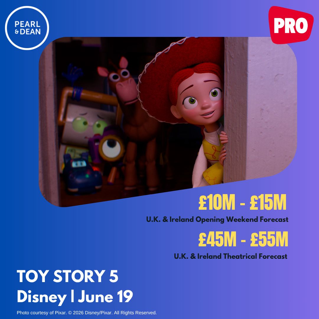 BoxOffice's tweet photo. U.K. and Ireland Forecast: TOY STORY 5 Set to Become One of 2026’s Biggest Films https://t.co/1BgG5jL2A0 

#ToyStory5 #BoxOffice https://t.co/56MhUytELO