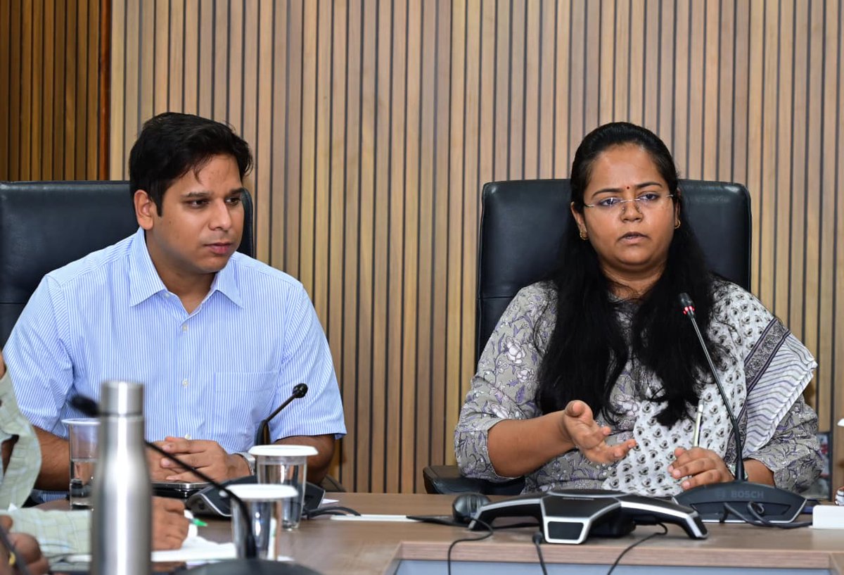Collector_MDK's tweet photo. The District Collector reviewed the arrangements for the smooth conduct of the NEET Examination during a meeting held at the Video Conference Hall of the Collectorate. The review was attended by the Additional SP and officials of the concerned departments and necessary 
(1/2) https://t.co/7D19hxnqxj