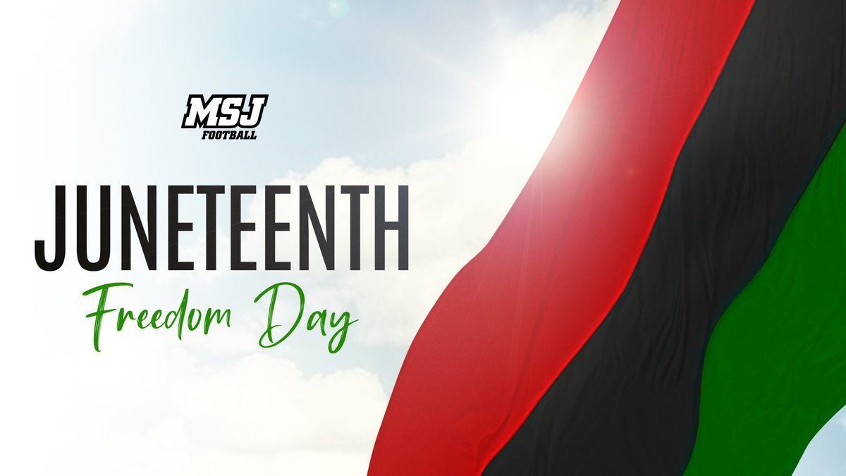 MSJ_FB's tweet photo. Celebrate freedom. Honor history. 

#Juneteenth https://t.co/EwIpRdDrsr