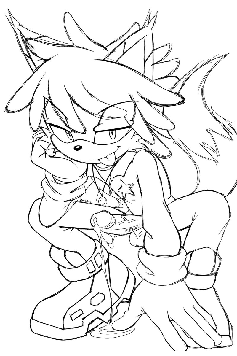 OokamiHaiiroRex's tweet photo. Sketch 6 - 15 for @ChaoticMafiahog https://t.co/r55FBKtEnQ