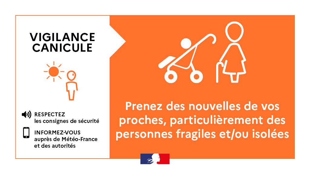 Image de Préfet de la Seine-Saint-Denis - #VigilanceOrange #Canicule | En période de canicule : comment protéger les personnes vulnérables ?
 