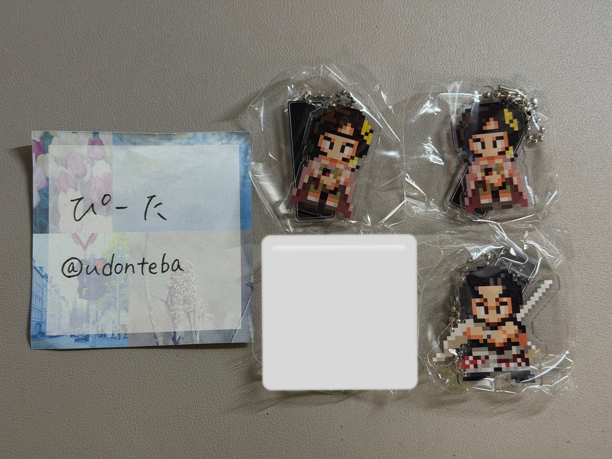 udonteba's tweet photo. 〈交換/譲渡〉
勇者ヨシヒコと魔王の城 ドットアクリルキーホルダー 

【 譲 】
ダンジョー  ムラサキ ×2 

【 求 】
交換▶︎ヨシヒコ メレブ 仏 どれでも
譲渡▶︎300円/個 ＋送料

・郵送のみ
・譲渡はPayPay対応

おひとつからでもお気軽にお声掛けください☺️ https://t.co/qjlvZNdxpX
