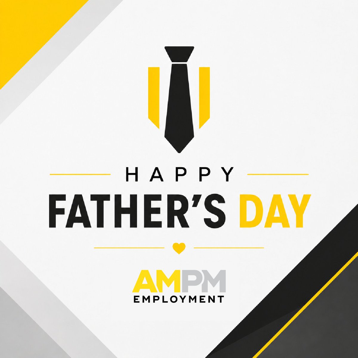 AMPMemployment's tweet photo. Happy Father's Day from AMPM Employment! 👔

Thank you to all the fathers and father figures who work hard every day to support their families and strengthen our communities.

We hope you have a wonderful day with family and friends.

#FathersDay #HappyFathersDay #AMPMEmployment https://t.co/SrLV6XDAtt