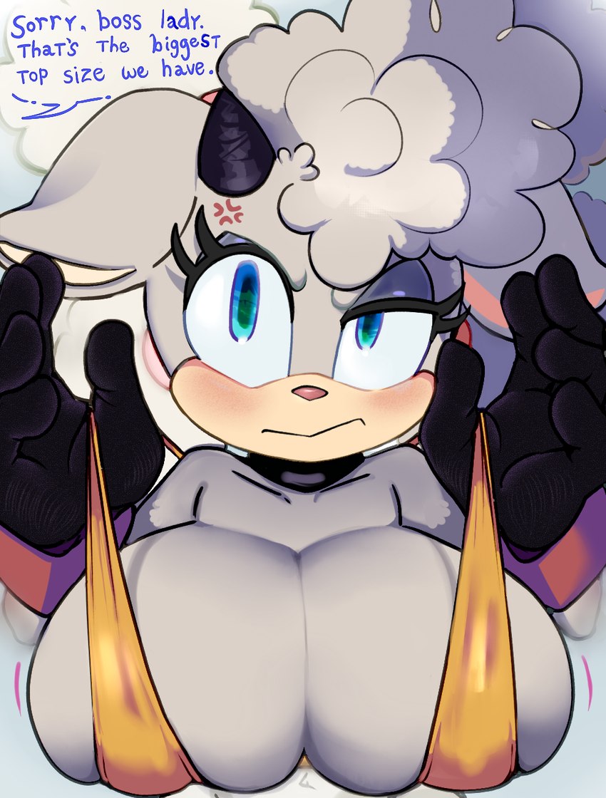 Woolstoration's tweet photo. ❝ 𝓕or Gaia's sake, this can't be the BIGGEST size that the Restoration has to offer. . . 💢 ❞

Her... 'assets' pose a unique challenge when it comes to procuring outfits for the office AND heat of battle... 💧 https://t.co/TFApM5gLkV