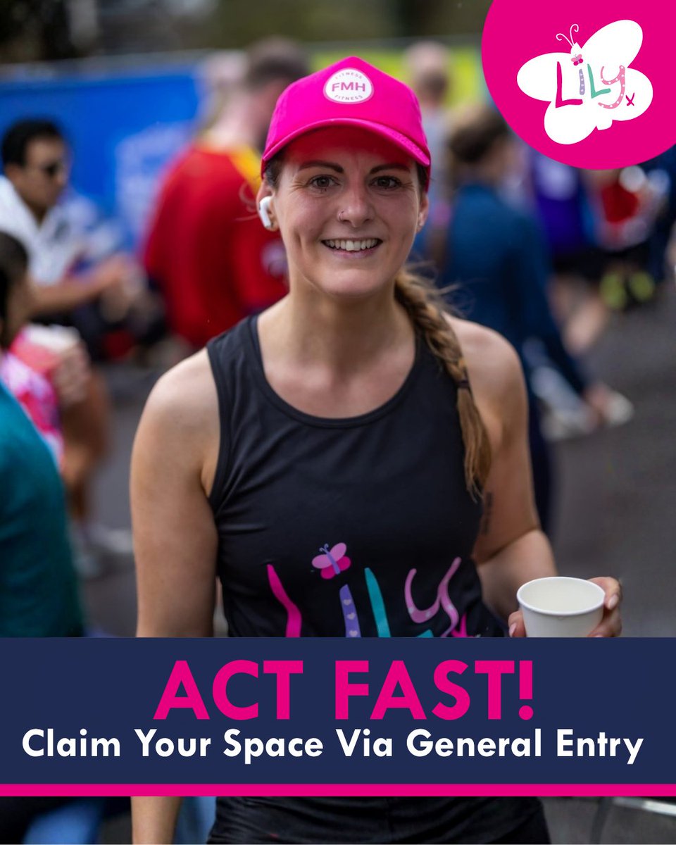 4Lilyfoundation's tweet photo. Run the Bath Half for The Lily Foundation 🏃‍♀️

This year, places must be secured through general admission, so you’ll need to be FAST to grab your spot!

Sign up today and run for something bigger than the finish line.🩷
https://t.co/zEhx0mnX7Y https://t.co/kCDROGwn2I