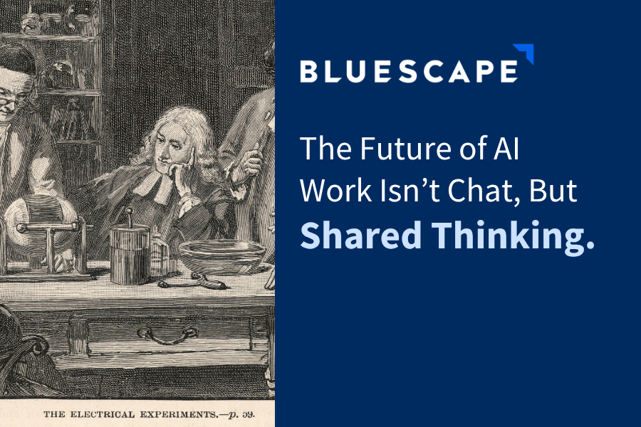 bluescaper's tweet photo. Most important work in enterprises isn't about answers. It's about arriving at shared understanding, and that doesn't happen inside a chat window. 

Read more:
https://t.co/OYEi8OE6gp https://t.co/eQEti8vqyF