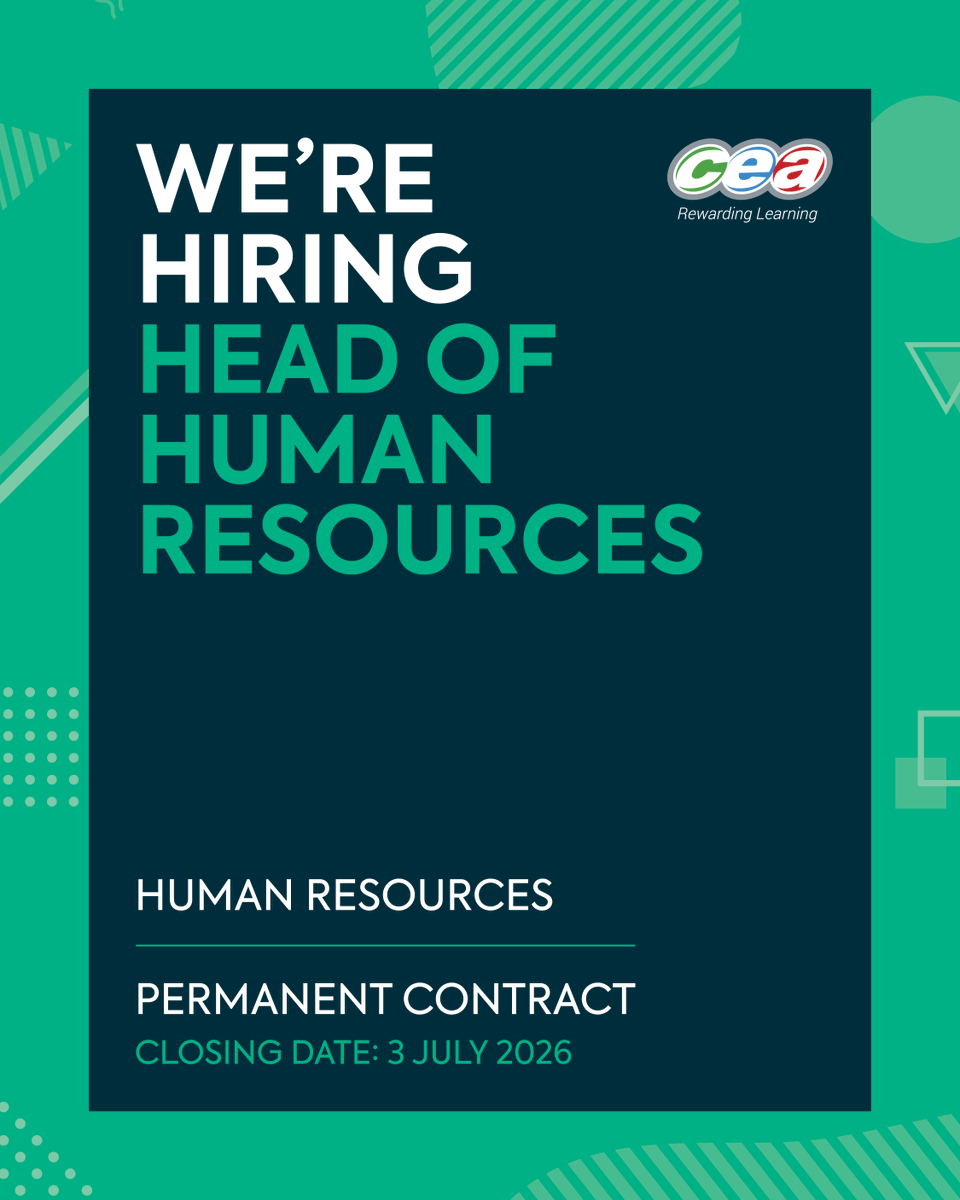 CCEA_info's tweet photo. We're now hiring for the position of Head of Human Resources. 

This is a key leadership role within CCEA, serving as the principal adviser on the development of our culture, organisation, and people. The role involves encouraging a culture of engagement, motivation, and continuous improvement, to enable our organisation to thrive and deliver on our strategic objectives.

Find out more, or apply for the position, here: https://t.co/CeBELLUqwW