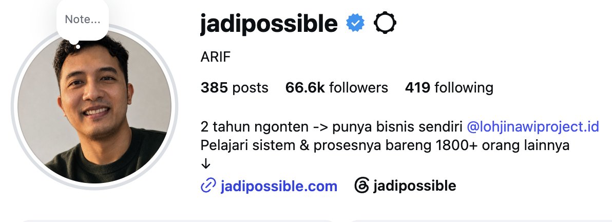 Arif | Ngonten Buat Bisnis tweet media