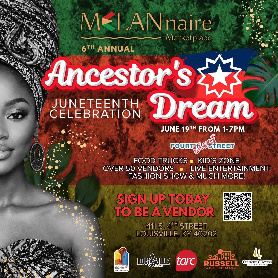 ridetarc's tweet photo. TARC is proud to be joining MELANnaire Marketplace's Juneteenth celebration today! 

Stop by our booth to learn about the New TARC Network launching August 2, explore updated routes, and find out how the new network will connect you to more jobs, schools, healthcare, shopping, and destinations across Louisville.

We're honored to be part of this celebration of freedom, culture, community, and economic empowerment alongside local businesses, organizations, and residents.

We hope to see you there!