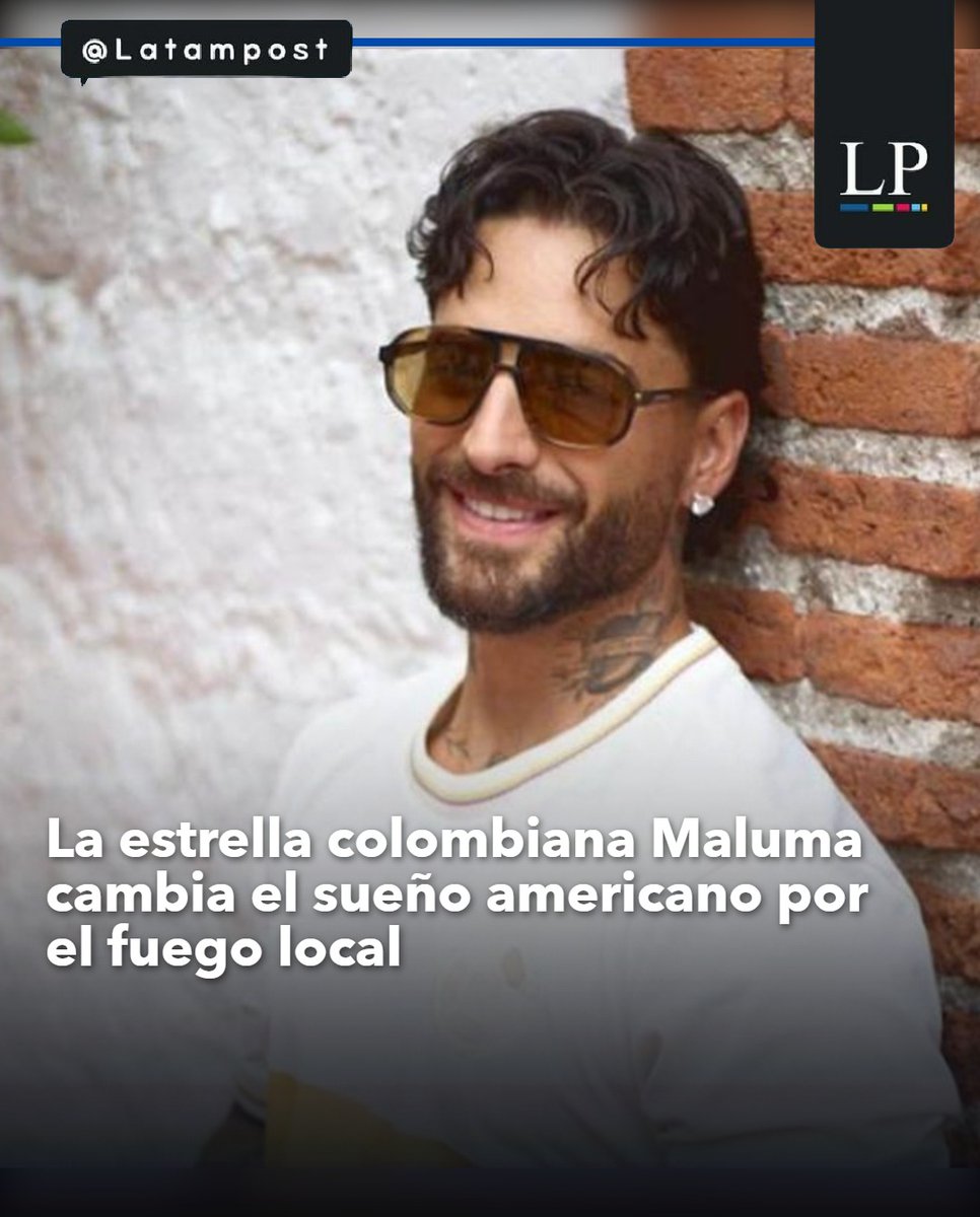 latampost's tweet photo. La estrella colombiana Maluma cambia el sueño americano por el fuego local
https://t.co/GgPOcpU99L
#Maluma #LocoXVolver #MusicaLatina #Medellin #JuanLuisLondono #IdentidadCultural #Ambicion #Duelo #PoderCultural #Colombia https://t.co/9kNMiuQs59