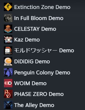 mgwsan's tweet photo. このくらいかなー #SteamNextFest https://t.co/LFRPFHFTzP