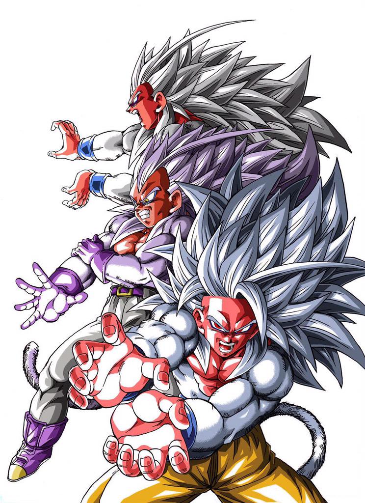 vegetafan12ubo's tweet photo. Super sayian 5 blood line fan art https://t.co/k7CTTo69JX