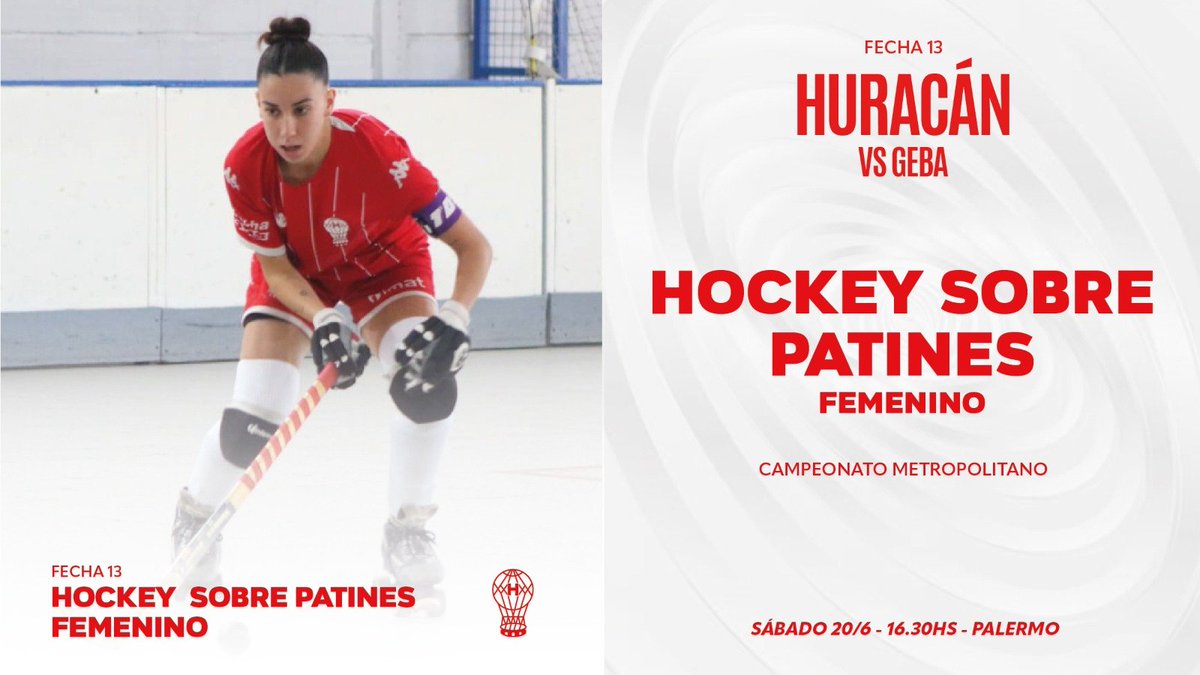 huracandeportes's tweet photo. #Huracán 🎈 #HockeySobrePatines
🏑 Este sábado 20/6 la Primera del Femenino del Globo se enfrentará a #GEBA desde las 16:30 horas por la #Fecha13 del Torneo Apertura del Campeonato Metropolitano, en Palermo https://t.co/Jqi0FaVj4e