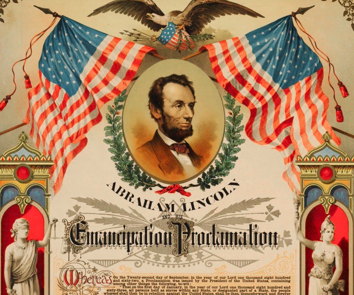 BeschlossDC's tweet photo. June 19—“Juneteenth,” also called Emancipation Day—commemorates the day in 1865 that the Emancipation Proclamation was read to enslaved African Americans in Texas: https://t.co/NnQCN2Oc6Y