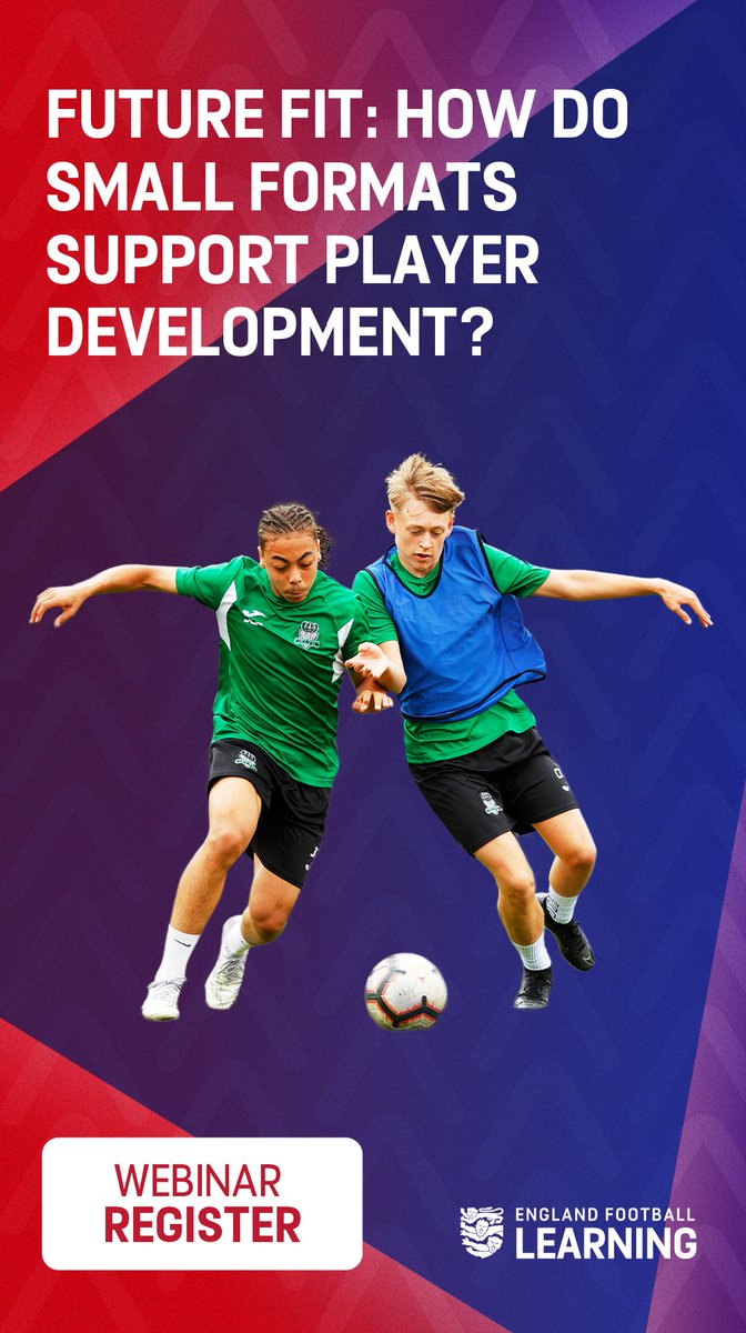 EnglandLearning's tweet photo. How do small formats support player development?

Join our FA Coach Developers to explore how smaller game formats can help players learn, develop and stay engaged. 🔄

Discover how format, design and environment can enhance the player experience.

Sign up today.