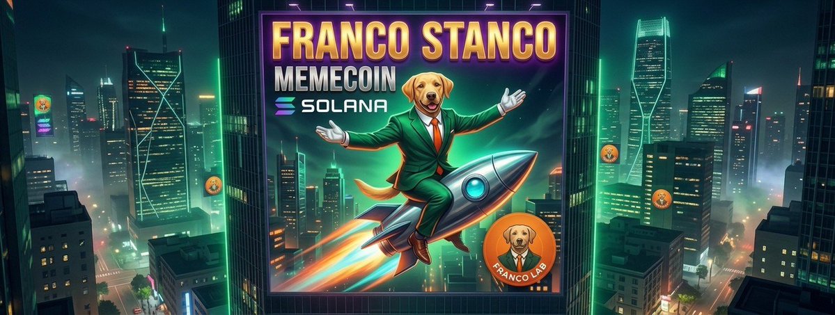 Franco_Labs's tweet photo. 🚀 Franco Stanco $FST is Building Franco Labs! 🧪🐶

We are seriously building Franco Labs as a center of innovation to create useful applications that can be used by EVERYONE in the crypto and Web3 space.
Not just for traders or degens — but tools that truly empower the community, gamers, and anyone who wants a safer and more productive blockchain experience.

Real example already in motion:
FRANCOTRACKER 🐾 — the most advanced memecoin scanner on Solana with transparent logic and systematic mathematics, so no one falls for scams again.
Franco Labs will continue to grow and develop more cutting-edge hybrid Web3 tools that are simple, useful, and inclusive.

Buy and hold $FST to support Franco Stanco, Franco Labs, and the entire ecosystem. The stronger the community, the faster we grow and innovate!
Let’s build the future together with Franco’s Army!
Innovation for all, not just a few.

🌐 Check Franco Lab here:
https://t.co/xA1LXkrglM

@Franco_Labs
@FrancoStancoFst

$FST on Solana 🔥
#FrancoStanco #FST #FrancoLabs #Solana #Web3 #CryptoInnovation #BuyAndHold