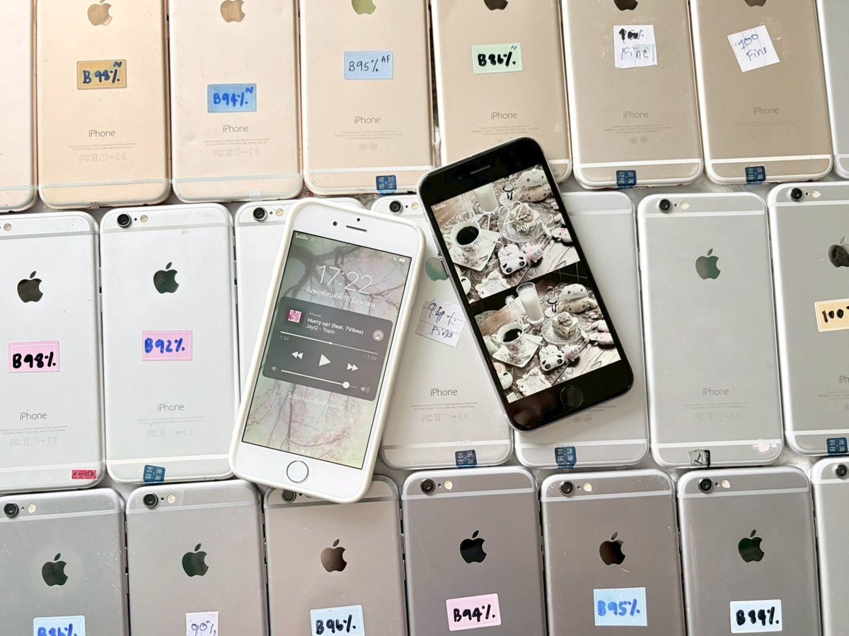 6_luvphone5's tweet photo. ⊱ꕤ⊰🪷 iPhone 6 16gb🦢890ส่งฟรี₊⋆.˚
2 ตัวขึ้นไป ตัวละ790฿

🪬รีโพสต์ ลด100฿ ตั้งแต่ตัวแรก!

WiFi -Sim
•ไม่ติดไอคลาว 
• คละสแกนกดได้ คละแบต
• รีเซ็ตได้ตลอด
กล้อง แฟลช แอร์ดรอปปกติ

แถม  เคส ของจุกจิก🤏🏻🎀
⚙️ประกัน 3 วัน
#iphone6 #ส่งต่อไอโฟน #ส่งต่อมือถือ #ไอโฟนมือสอง https://t.co/cmF9fqSYqF