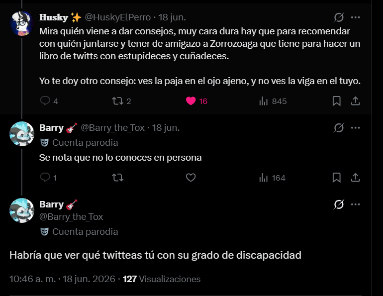 NivuEvilMaster's tweet photo. @derilol17 Su amigo llamándole discapacitado https://t.co/uebStk5WSN