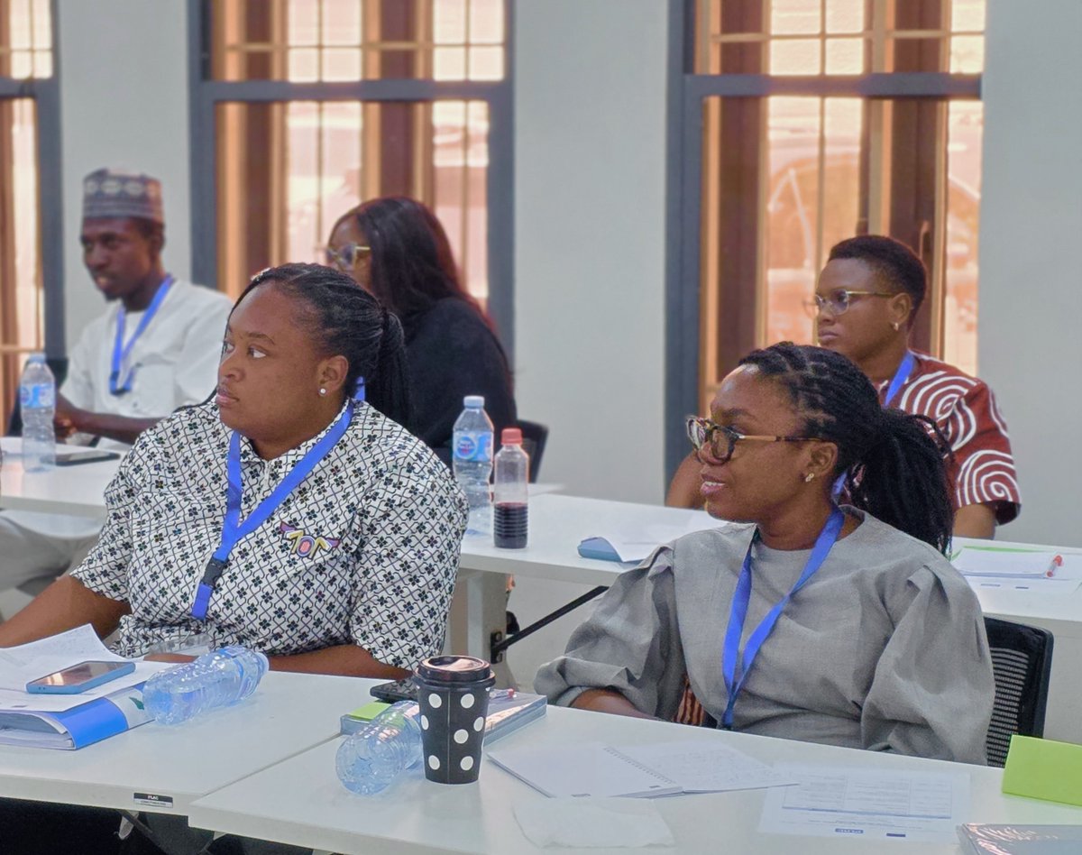 PLACNG's tweet photo. First Bi-Weekly Meeting of the 2026 @PLACNG Legislative Internship Programme (LIP)

@LaraAkinyeye, Deputy Executive Director, @PLACNG led a discussion on the topic: "Understanding Safeguarding: Safety, Respect and Responsibility in the Internship Programme".  

#PLACLIP2026 #PLACLIP