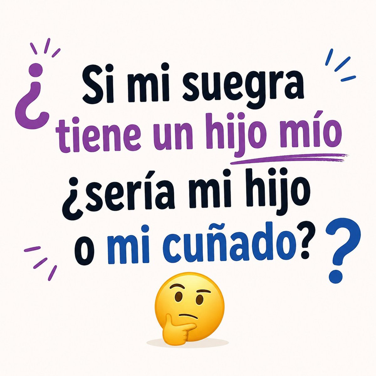 SeVariasCosas's tweet photo. El dilema que le debe estar pasando a alguien en este momento... 😬😆
Tu que piensas? Hijo o cuñado? 🤣
#curiosidades #dilemas https://t.co/6agAB25scr
