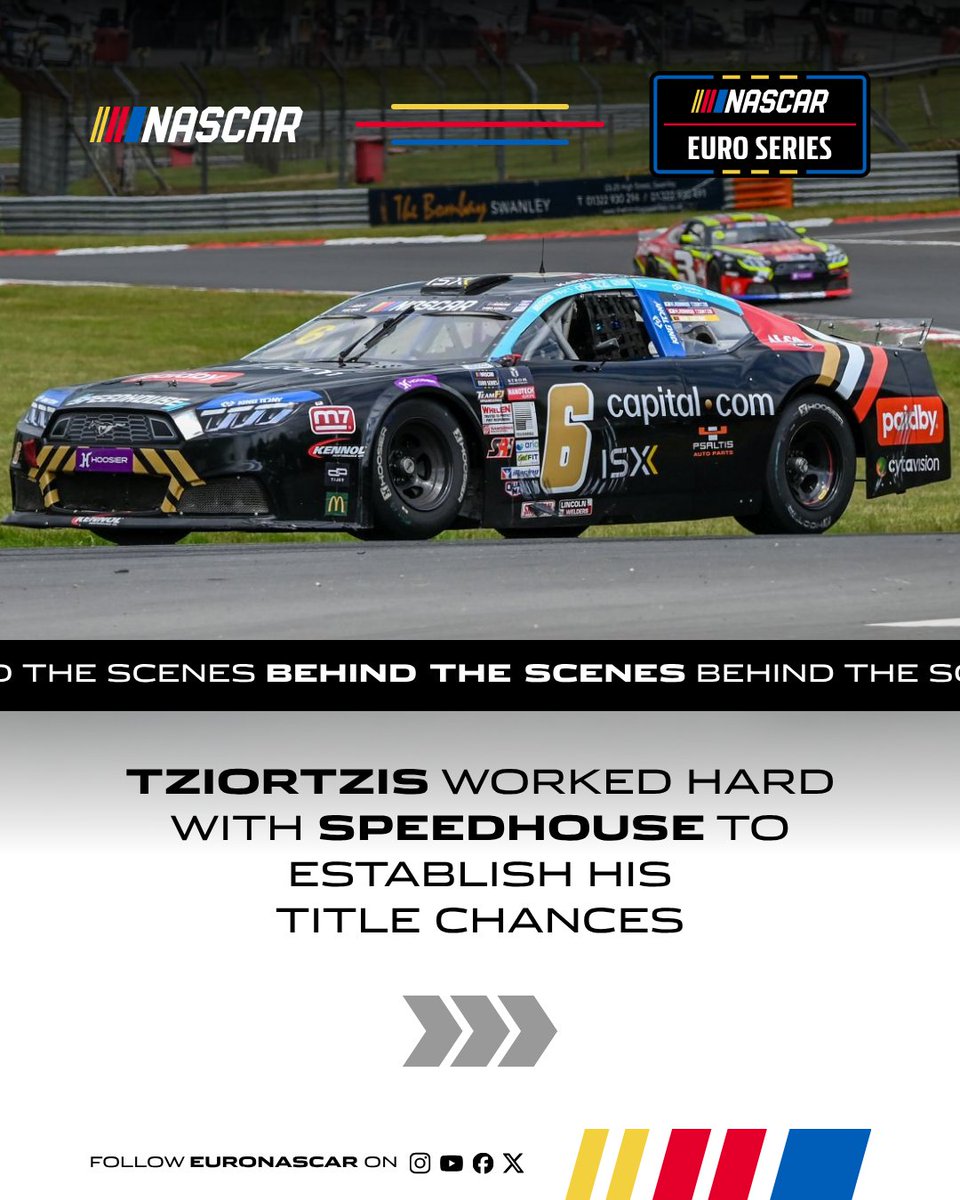EuroNASCAR's tweet photo. .@VTziortzis getting back to old strength in the 2026 @NASCAR Euro Series 💪

With solid results across both V8GP and OPEN, Tziortzis wanted to take the next step and win the championship crown with Speedhouse 🇨🇾🏆

📸 Speedhouse, @bart_dehaese &amp; @suomi1985 https://t.co/4yaSlFa151