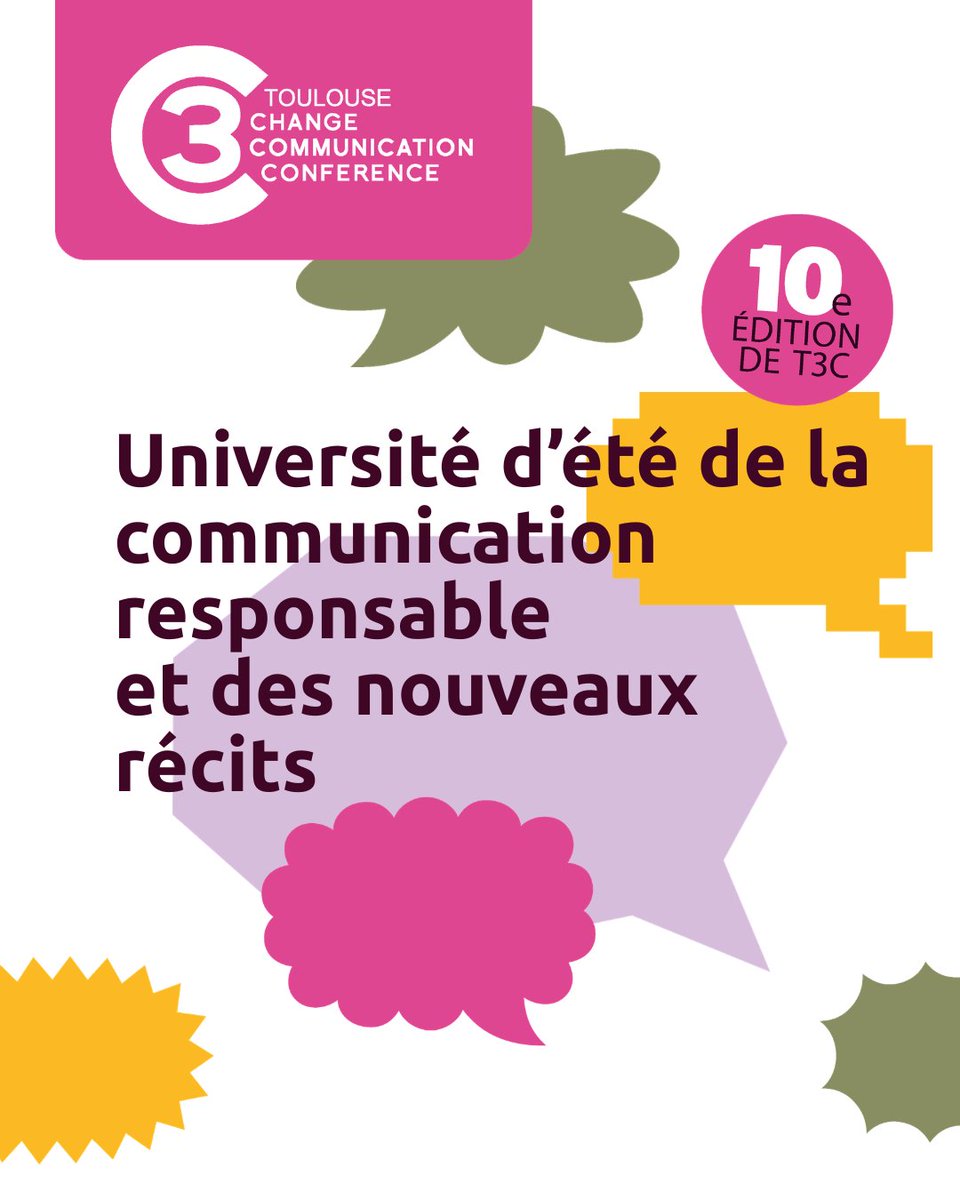 UTCapitole's tweet photo. 📣 L’#UTCapitole accueillera bientôt l’Université d’été de la communication responsable et des nouveaux récits !

L’occasion d’analyser les récits, d’interroger ce que nos métiers ont produit sur le monde et ce qu’ils peuvent encore réparer.

Plus d'infos➡️https://t.co/5uBRSi0PAt https://t.co/lcaZnxKMma