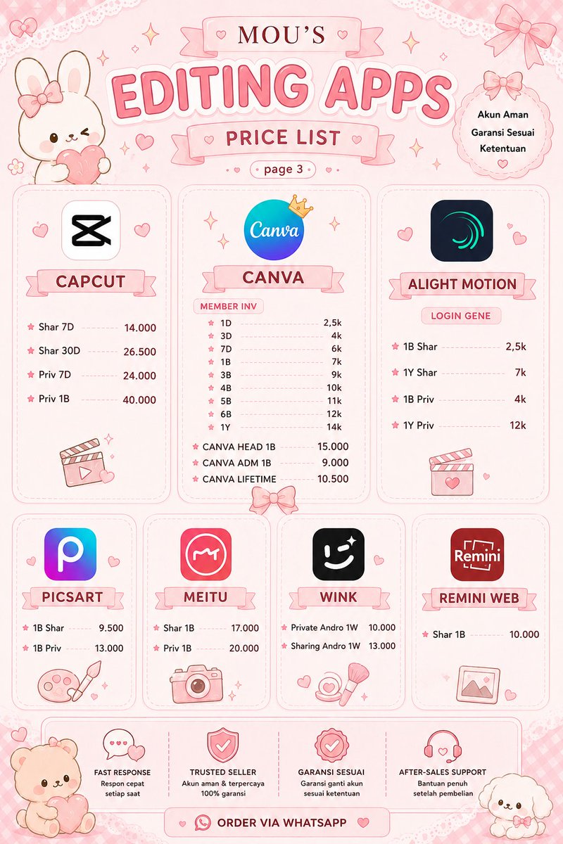 ✦ 𝗺𝗼𝘂 ୨ৎ 𝗽𝗿𝗲𝗺𝗶𝘂𝗺 𝗮𝗽𝗽𝘀 tweet media