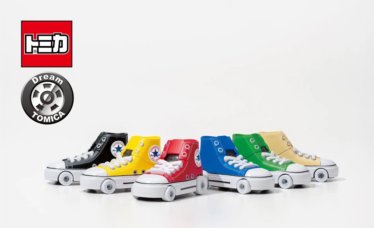 uptod4te's tweet photo. DREAM TOMICA x CONVERSE ALL STAR COLLECTION VOL.1 が国内6月20日（土）より発売開始 【 オンライン先行予約も受付中 】【 ドリームトミカ コンバース オールスター 】
https://t.co/uNzlvSJtgr https://t.co/NveLrbg19C